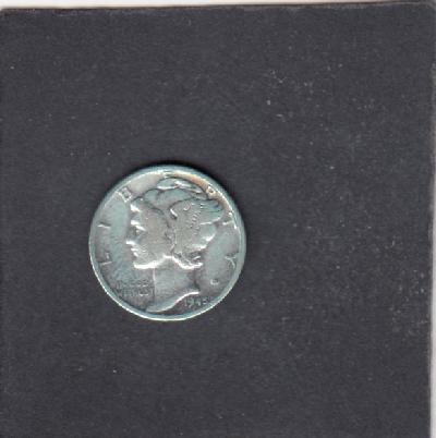 Beschrijving: 1 Dime MERCURY